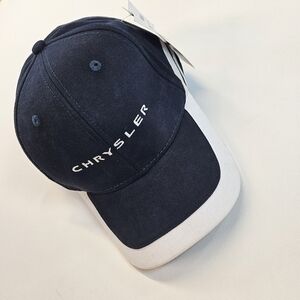 NOS Y2k CHRYSLER Strapback Cap, Chrysler Logo Embroidered NWT
